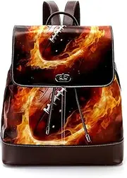 Travel Backpack,Small Backpack,Carry on Backpack,American Football and Fire,Backpack, C3mf9wyghndz, 10.5x5x12.5 in