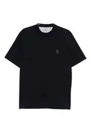 [Brunello Cucinelli] Brunello Cucinelli-T-Shirt Con Logo Brunello Cucinelli-Uomo S