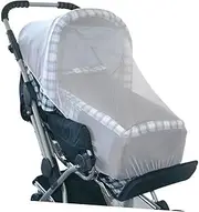 Beatifufu Stroller Net Baby Travel Mosquito Net Mesh Cover Polyester Elastic for Strollers