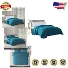 Chic Peacock Chenille Bedspread - Lightweight Queen Bedding for Elegant Homes