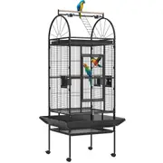 Advwin 176cm Large Bird Cage Pet Cages Parrot Aviary Stand-Alone Budgie Top Ladder