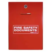 C-Tec Document Box (BF357) Red Keyswitch Lockable Enclosure for Life Safety Docs