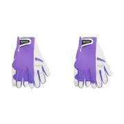 4pc Annabel Trends Sprout Goatskin Protective Garden Planting Glove Jacaranda