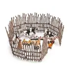 Model Fence Model Train Model Layout 10Pcs Brand New Play Set Fence Pasture