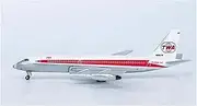 Replica 1/500 for TWA Convair 880 N806TW Aircraft Model Alloy Simulation Finished Collection Decoration Display Gift Airplane Toy