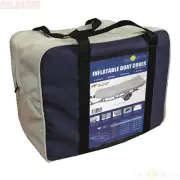 Inflatable Boat Protection Storage Cover Grey 3.2m - 3.6m Polyester Canvas