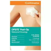 Opsite Post-Op Dressing 6.5cm x 5cm 5 Pack
