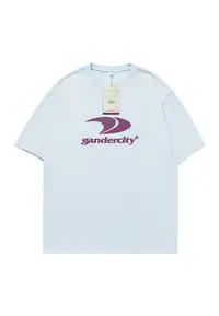 在飛比找ZALORA購物網優惠-VANSA 男女款復古字母印花短袖T恤 VCU-T-1989