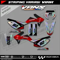 在飛比找蝦皮購物優惠-條紋貼紙摩托車 Viar cross 150 貼紙 lis 