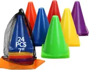 Training Plastic Soccer Cones Set,For Soccer, Skating, Basketball, Games，Kids Ob
