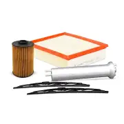 Sakura Front Wiper Blades & Filter Service Kit for BMW X5 E53 4.4L 01-03
