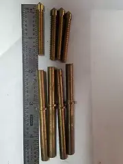 ham radio brass parts - for ??? custom made for what? spring-pins? transmitter?