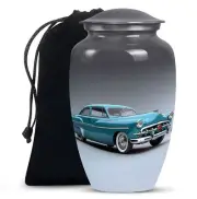 Car Urn Human Ashes Adult Male Floral Tribute Blooming Design Natural Beauty Mem