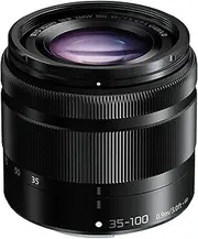 Panasonic LUMIX G Vario 35-100mm F4.0-F5.6 Micro Four Thirds, Mega O.I.S. Telephoto Zoom Lens (H-FS35100E-K)