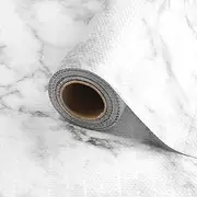 Heyolo Drawer and Shelf Liner for Cabinet, Thick Strong Grip, Non-Adhesive Non-Slip Shelf Paper Protect Kitchen Cabinet Pantry Fridge, Waterproof Washable Drawer Mats(Marble 12 in x 10 FT)