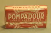 "Pompadour" Made in Solingen Germany 10 Safety Razor Blades