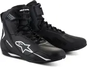 Alpinestars Faster 4, shoes , color: Black/White , size: 14 US