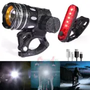 90000LM Luces LED Recargable Para Bicicleta Faro Frontal más Luz Trasera Luz LED