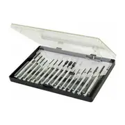 Handy Hardware [16PCE] Screwdriver Set Travel Case Swivel Head Handles