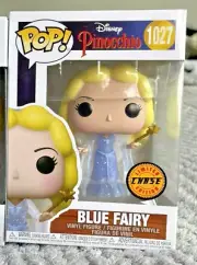 RARE Blue Fairy CHASE 1027 PINOCCHIO Funko Pop Vinyl New in Mint Box +Protector