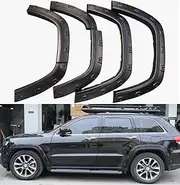 Compatible with Jeep Grand Cherokee 2011-2021 ABS Fender Flares Arch Wheel Eyebrow Mudguard Lip Body Kit Eyebrow Protector Cover(2011-2016)