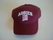 NEW MEXICO STATE AGGIES STRAPBACK DEADSTOCK HAT CAP VINTAGE P1