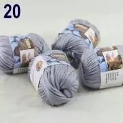 Sale 4 Ballsx50g Super Soft Cotton Chunky Blankets Hand Rugs Knitting Yarn 20