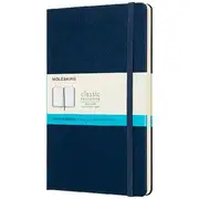 Moleskine Classic Hardcover Dot Grid Large 240p Notebook Blue