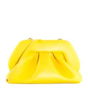 Themoirè Tia Strapped Clutch Bag One size TURMERIC