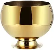 Ice Buckets Champagne Beer Wine Ice Pellet Bucket Convenient Creative Chilled Beverage Wine Bucket Beer, Drinks and Wine Cooler(Gold)
