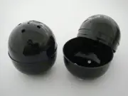 A-Muzu 1.88inch Empty Vending Capsules 100 Count Color (Black)