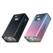 Digital Power Display LED Keychain Light Portable Super Bright Magnetic Work Lamp Type-C USB Rechargeable Emergency Mini