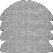4 Pack Mop Cloths Replacement Part Compatible with Eufy L60 Robot Vacuum Cleaner, Microfiber Mop Pad Washable Mop Cloths Accessories