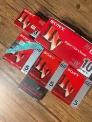 Sony mini DV tape Digital Video Cassette 60 minutes 5 Lot of 10