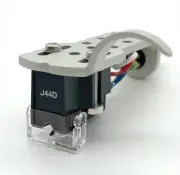 JICO OMNIA J44D IMP NUDE SILVE MM Cartridge with Headshell 5.0mV-8mV 47k ohm