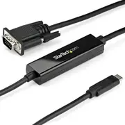 StarTech CDP2VGAMM1MB video cable adapter 1m USB Type-C VGA (D-Sub) Black