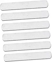 SUPVOX 6 Pcs Steel Plate Leggings Weighted Steel Strip Fitness Weight Equipment Fitness Accessory Strength Training Plates Exercise Supply Body Building Accessory Silver