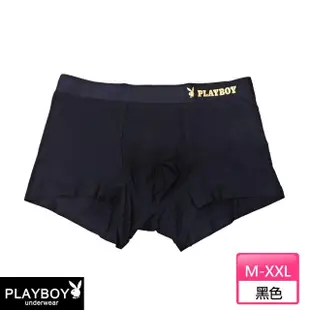 【PLAYBOY】3+1件組 LOGO透氣速乾貼身無痕平口褲-速(四角內褲/男內褲)