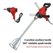 2000W Electric Drill Mixer Spade Handle Auger Mixing Machine for Concrete and