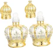 VALICLUD 2Pcs Travel Oil Roller Bottles for Essential Oils Perfumes and Fragrances Refillable Containers for Baptism Party and Church Use Accents