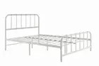 NNEKGE Milan Metal Bed Frame (White Double)