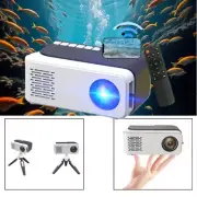 480X360 Mini Projector with Tripod, Mirror WIFI, 1080P Full HD Smartphone TV USB