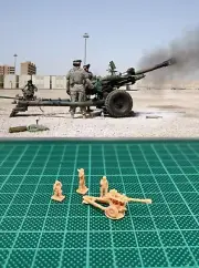 1/144 USA M-119 Howitzer /w gunners (fine detail) Resin Kit