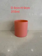 8x Empty Candle Jars Painted Glass Containers for Candle Making