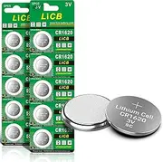 LiCB CR1620 3V Lithium Battery(10-Pack)