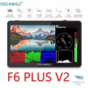 Feelworld F6 PLUS V2 3D 4K LUT FHD IPS Touch-Screen DSLR Camera Field Monitor