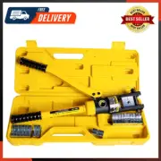 16 Tons Hydraulic Wire Crimping Tool Battery Cable Lug Terminal Crimper