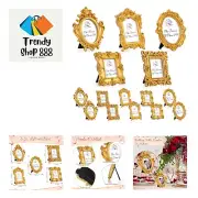 Mini Picture Frames Vintage Tiny Frames Antique Photo Frame Baroque Ornate Re...