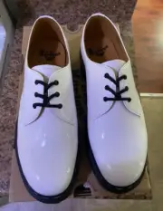Dr. Martens 1461 BEX White Patent Lamper US Men’s Size 11 Brand New With Box