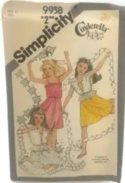 Simplicity Pattern #9938 - Girls Pullover Sundress & Jacket (Size 12)